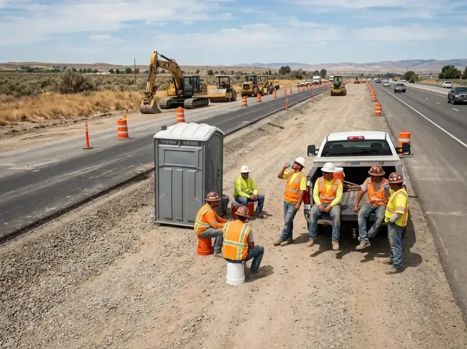 highway-road-construction-crew-007 — frequently asked questions, Porta Potty and Restroom Rentals in West Burlington, IA